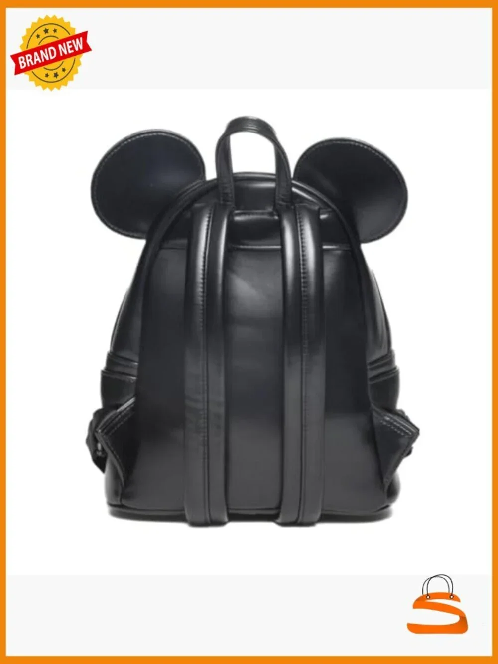 Loungefly Minnie Mouse Mini Backpack Iridescent Studded Faux Leather